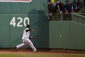 How Many Times Did the Red Sox Hit It to the Center Field Triangle?