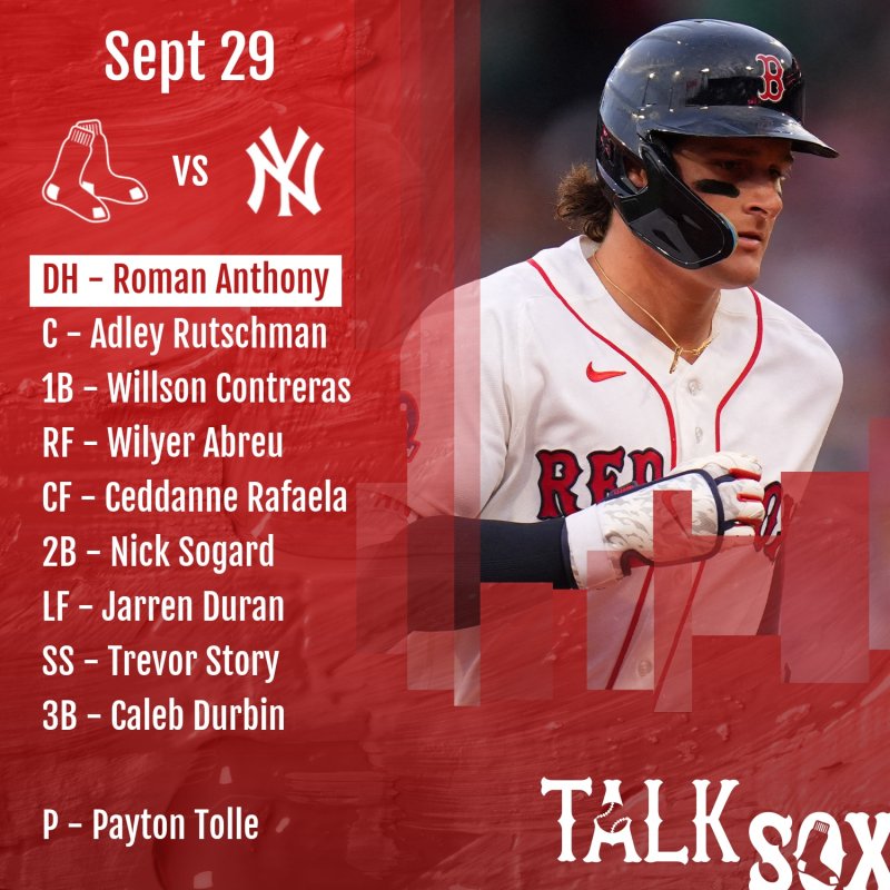 Lineup: Sept 29