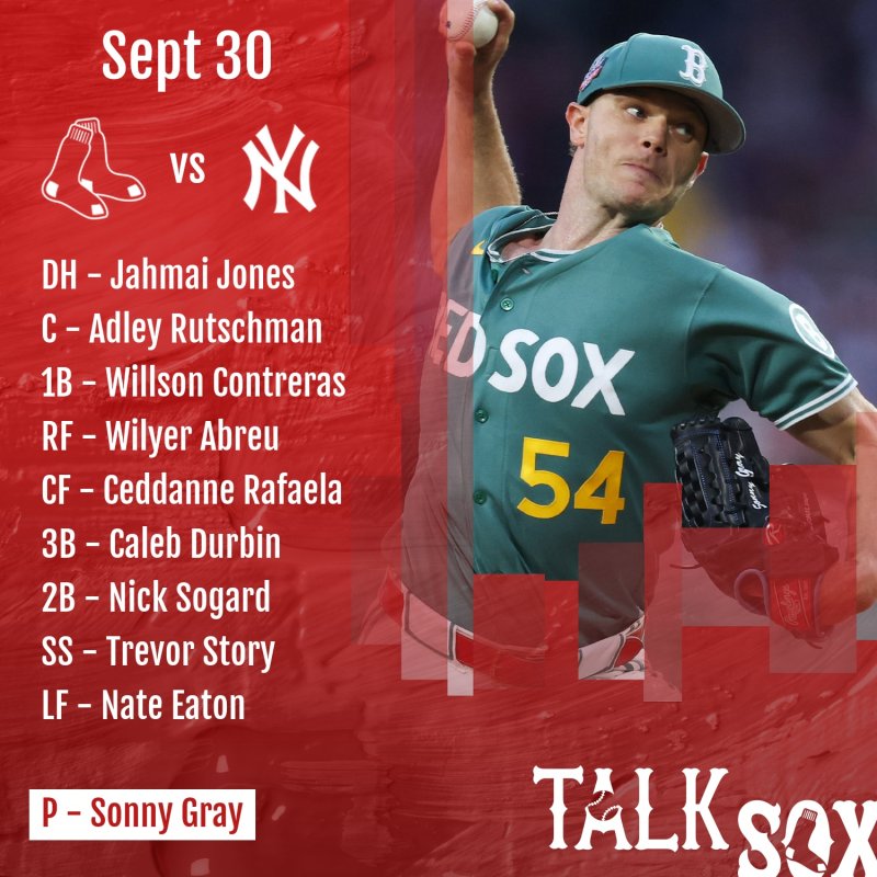 Lineup: Sept 30